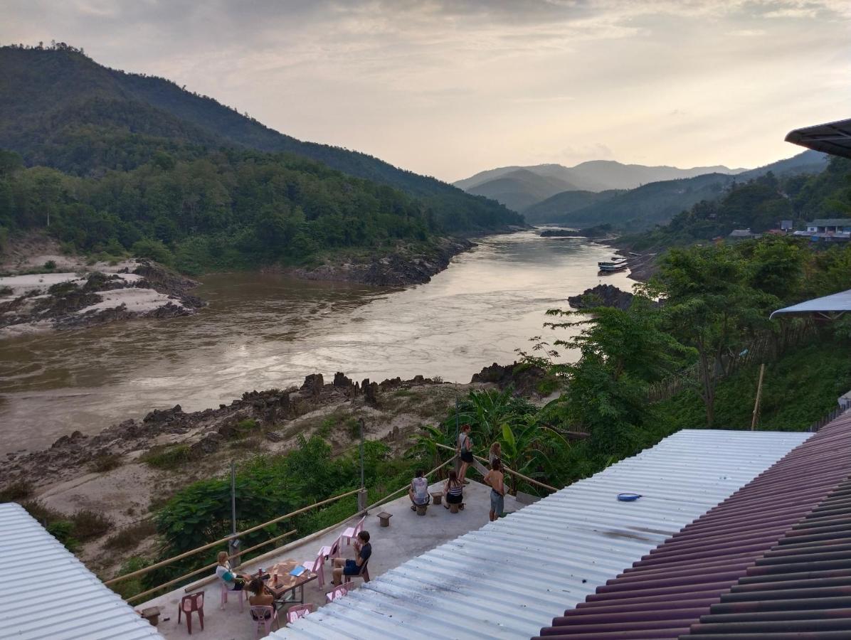 Villa Mekong Guesthouse Muang Pakbèng Buitenkant foto