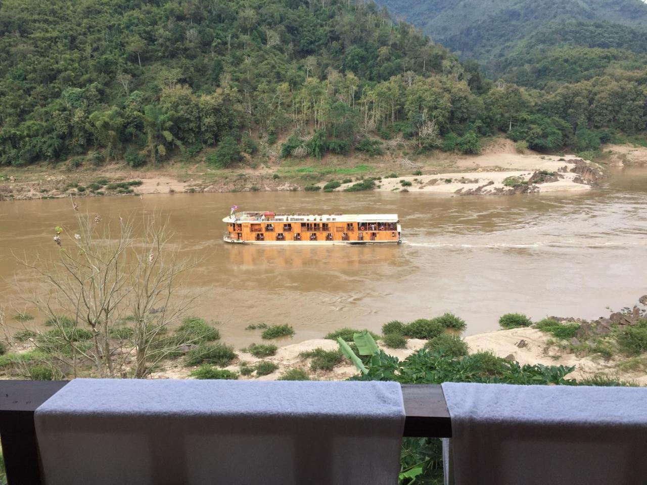 Villa Mekong Guesthouse Muang Pakbèng Buitenkant foto